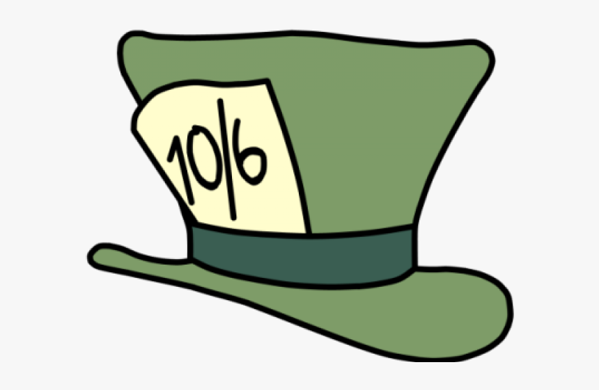 Mad Hatter Clipart - Mad Hatter Hat Clip Art, HD Png Download, Free Download