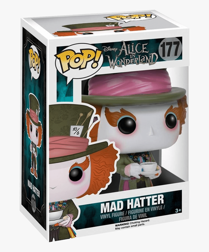 Mad Hatter Pop Vinyl, HD Png Download, Free Download