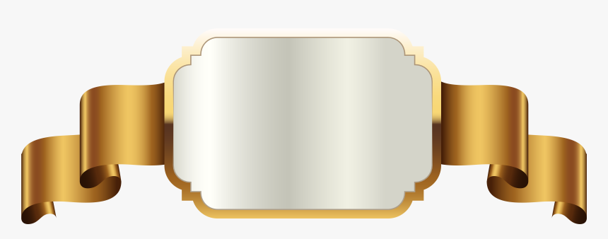 Gold Label Template Transparent Png Clip Art Image - Png Label Template Label, Png Download, Free Download