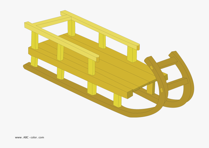 Sledding Clipart Transparent Background - Санки Вектор Пнг, HD Png Download, Free Download