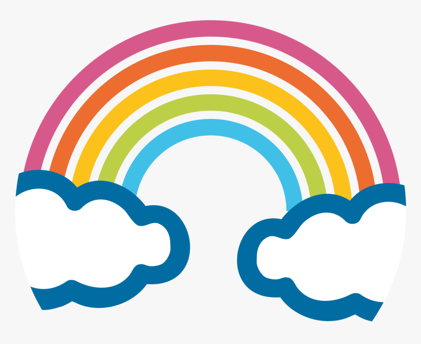 Transparent Rain Emoji Png - Transparent Background Rainbow Emoji, Png Download, Free Download