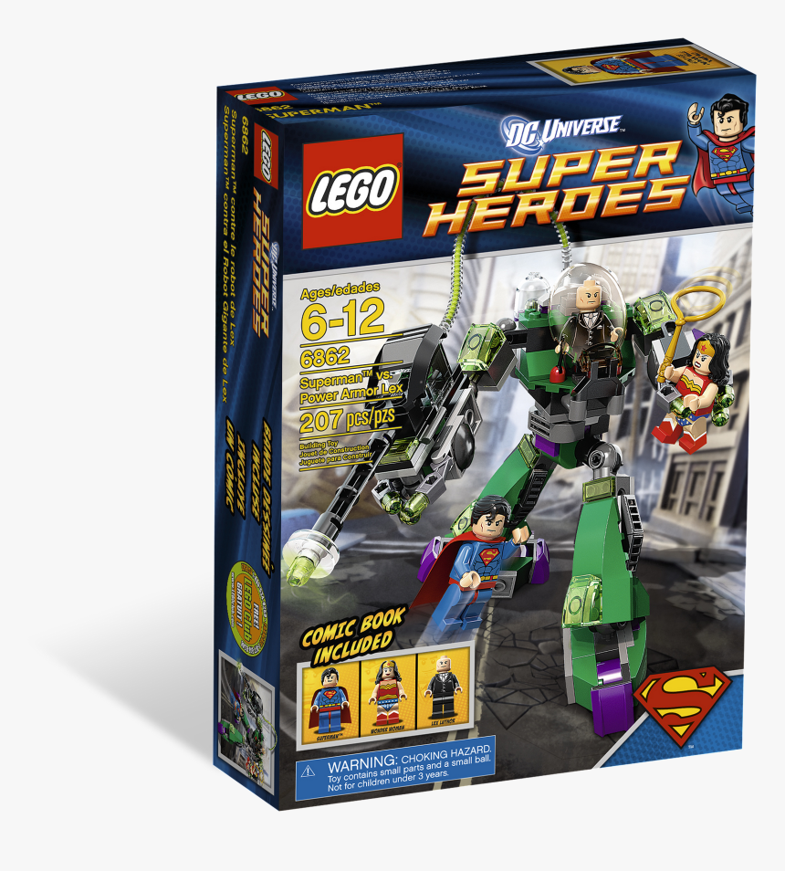 Lego Batman And Superman Vs Lex Luthor, HD Png Download, Free Download