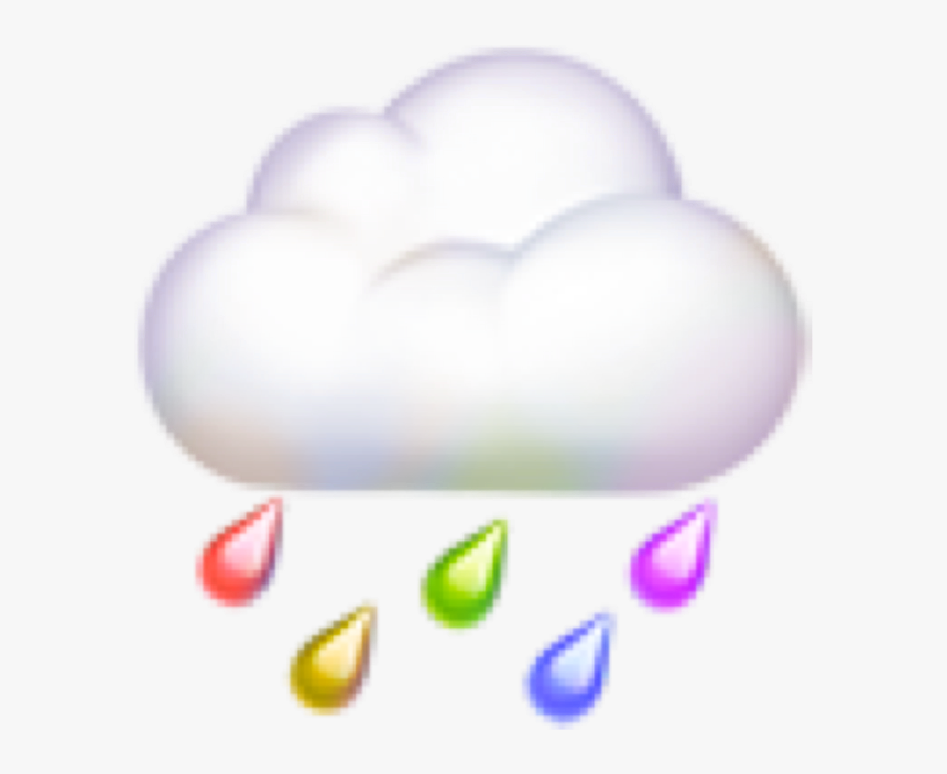 #raining #rainbow #emoji #cloud #overlay #overlays - Carlo Aquino And Nadine Lustre, HD Png Download, Free Download