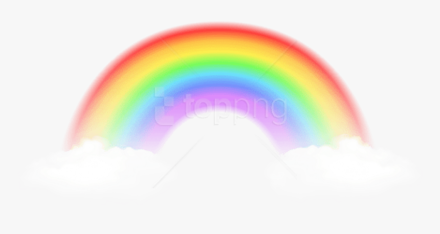 Rainbow Background Png - Circle, Transparent Png, Free Download