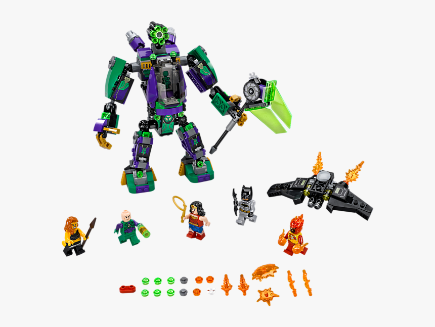 Lego Dc Super Heroes Lex Luthor Mech Takedown New - Lego Dc Superhero Sets, HD Png Download, Free Download