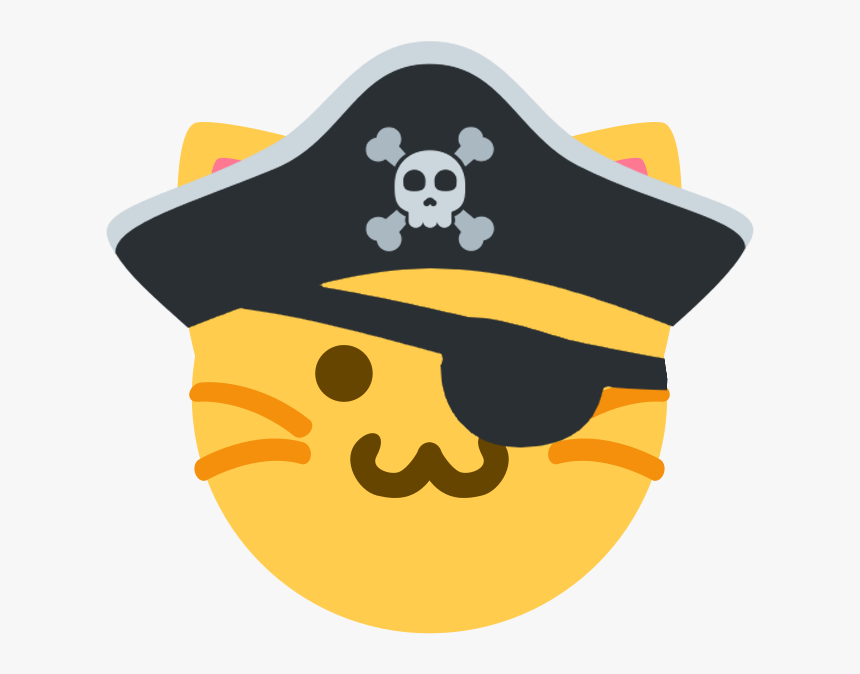 Pirate Cat - Sea Of Thieves Emoji, HD Png Download - kindpng.