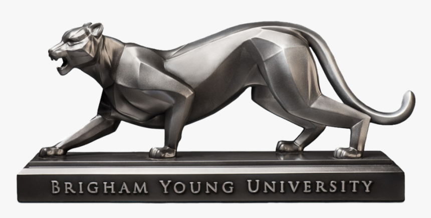 Transparent Sculpture Png - Byu Cougar Sculpture, Png Download, Free Download