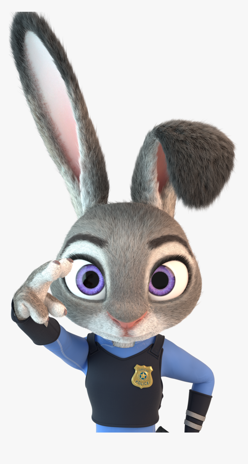 Judy Hopps In Service, HD Png Download, Free Download