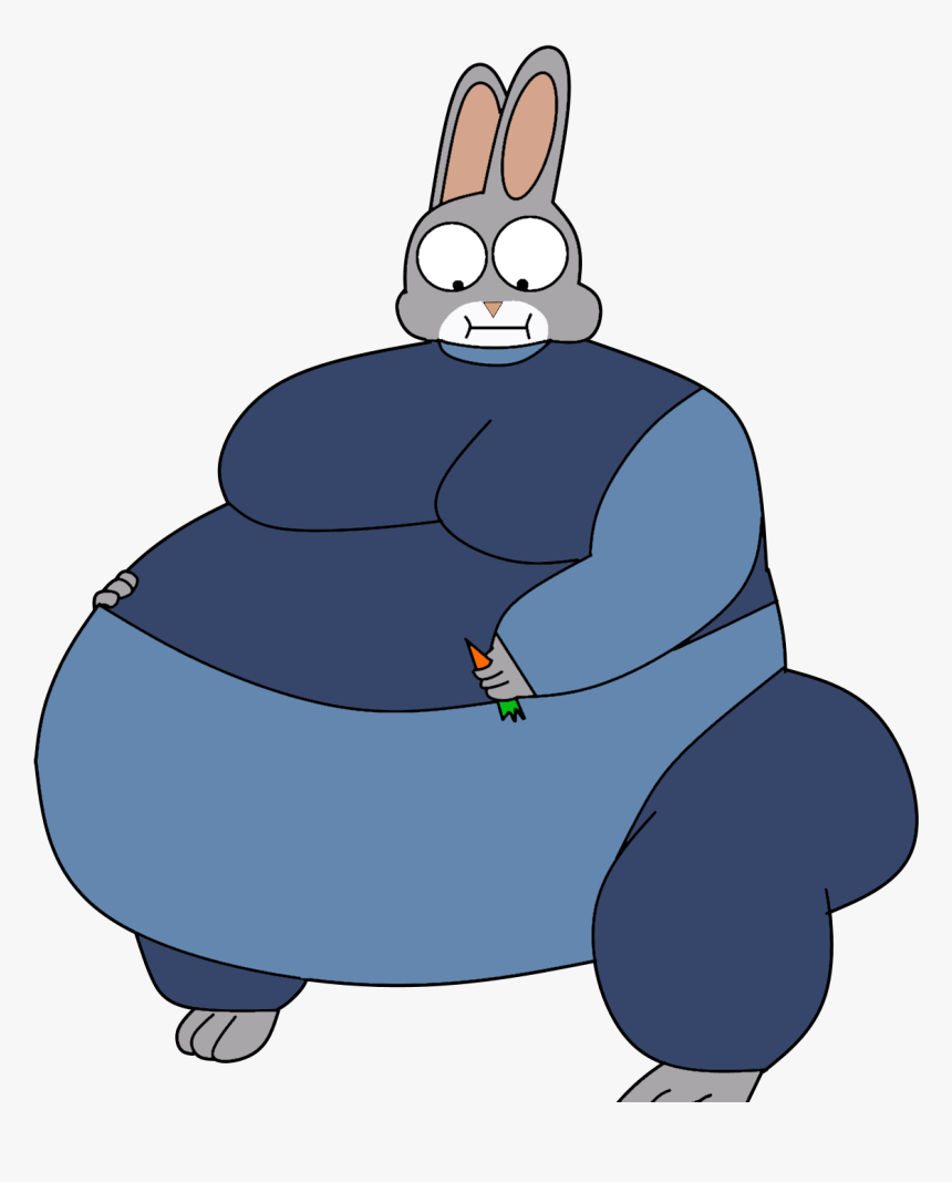 Fat Judy Hopps - Zootopia Judy Hopps Fat, HD Png Download, Free Download