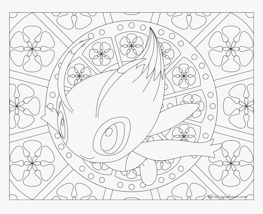 Mandala Pokemon Coloring Pages Hd Png Download Kindpng