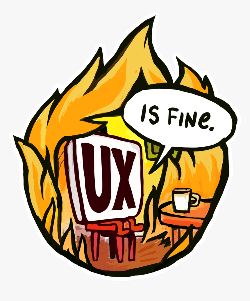 Uxif Logo Png No Drop Shadow - Ux Is Fine, Transparent Png, Free Download