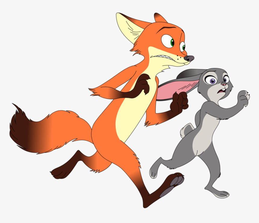 Transparent Nick Wilde Png - Zootopia Judy And Nick Naked, Png Download, Free Download