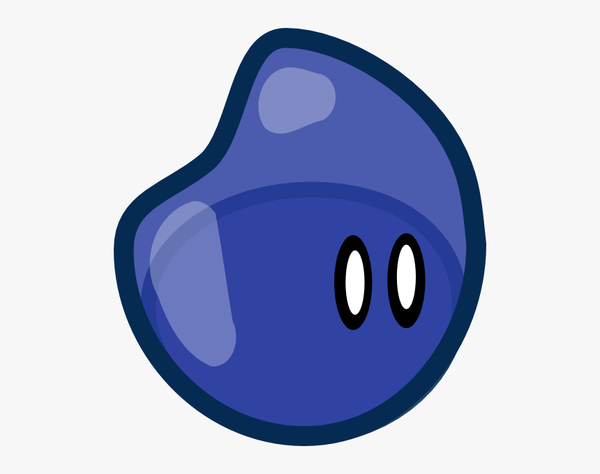 Crankeye Blue Jelly Svg Clip Arts - Cartoon Jelly, HD Png Download, Free Download