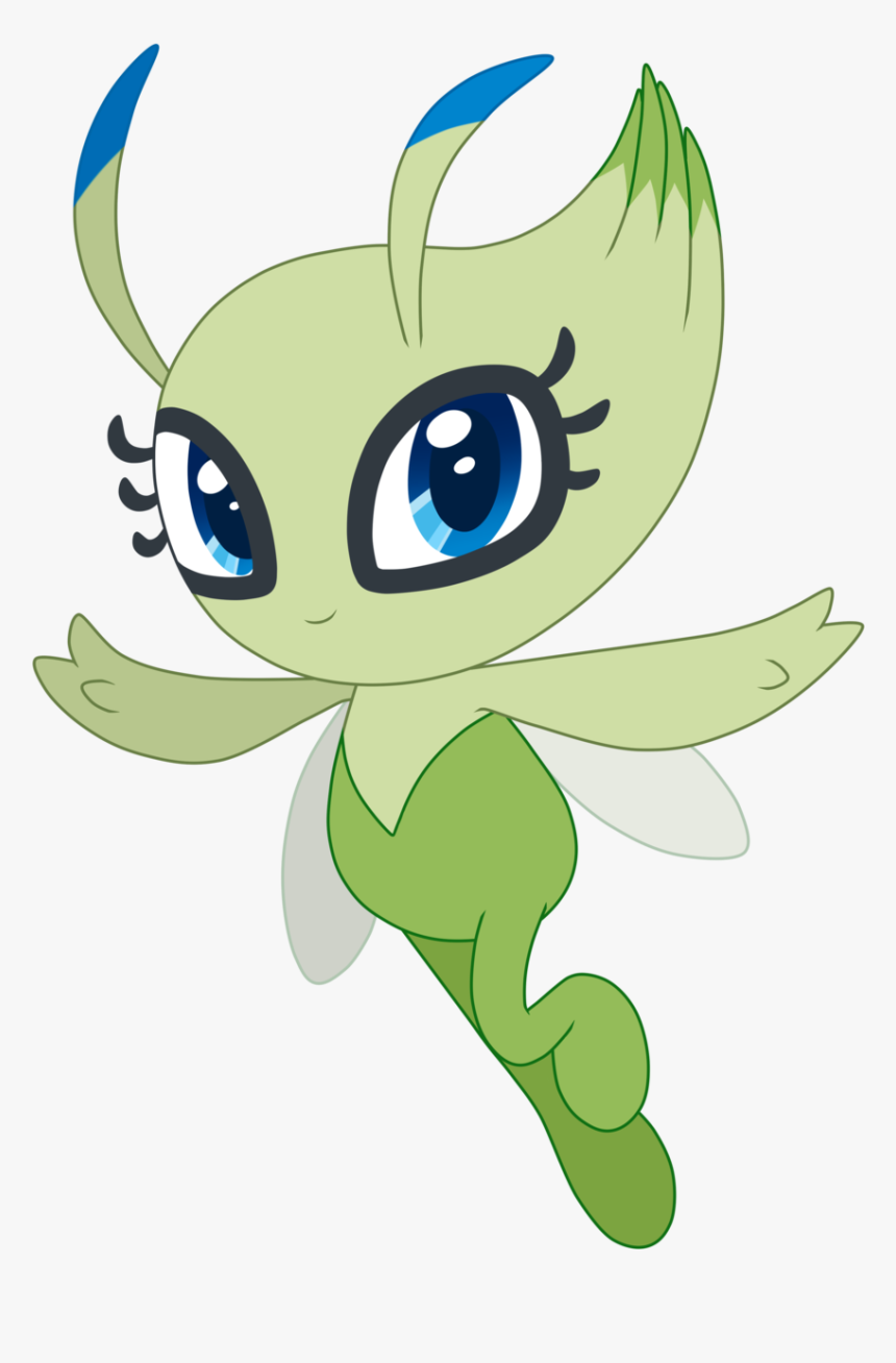 195kib, 1024x1365, Celebi - Cartoon, HD Png Download, Free Download