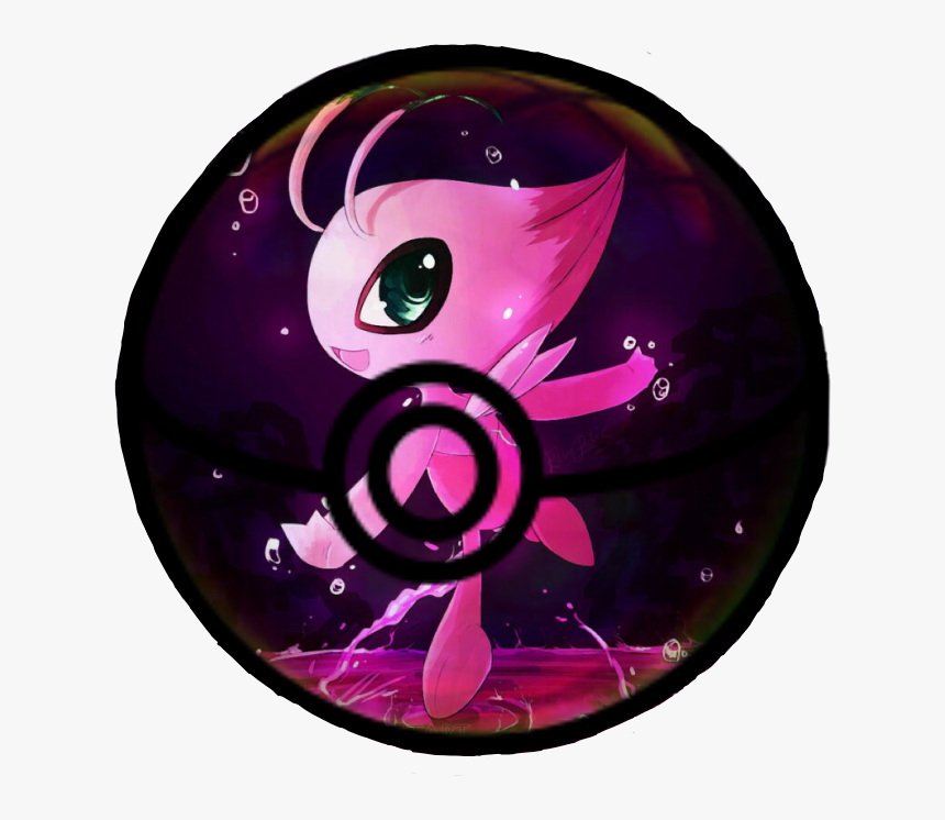 #pokeball #celebi #pokemon #shiny - Shiny Celebi Cute, HD Png Download, Free Download