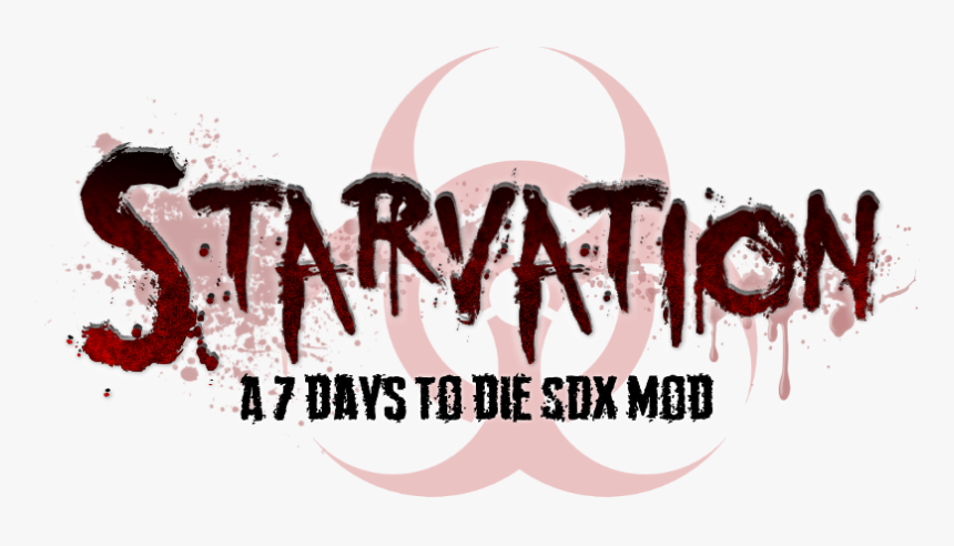 7 Days To Die Starvation Обвес , Png Download - Calligraphy, Transparent Png, Free Download