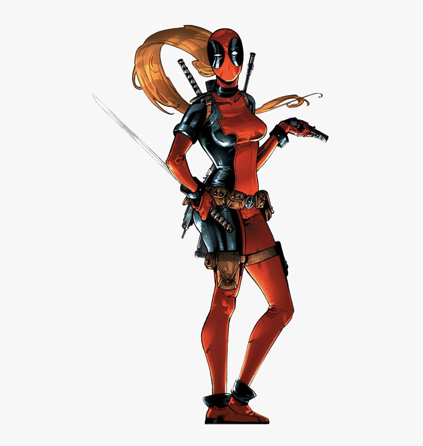 Lady Deadpool Marvel Png, Transparent Png, Free Download