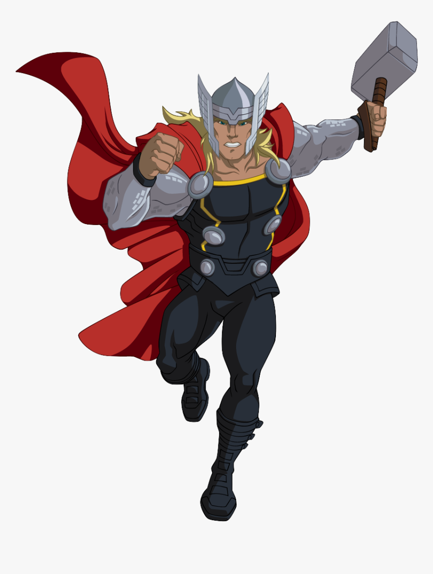 Thor Ultimate Spider Man Animated Series Wiki Fandom - Thor Cartoon, HD Png Download, Free Download