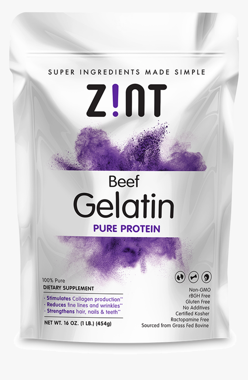 Beef Gelatin Powder Zint, HD Png Download, Free Download