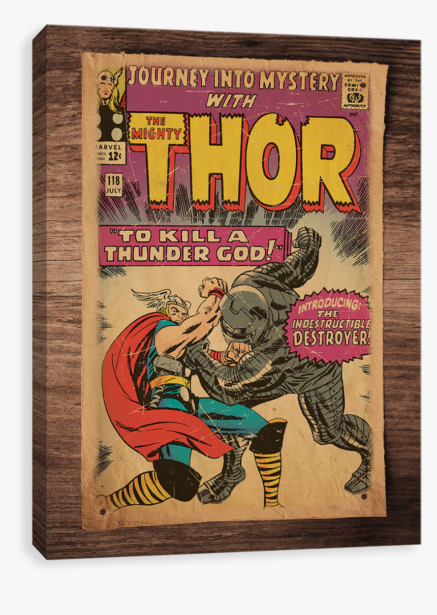 Thor On Parchment - Comics, HD Png Download, Free Download