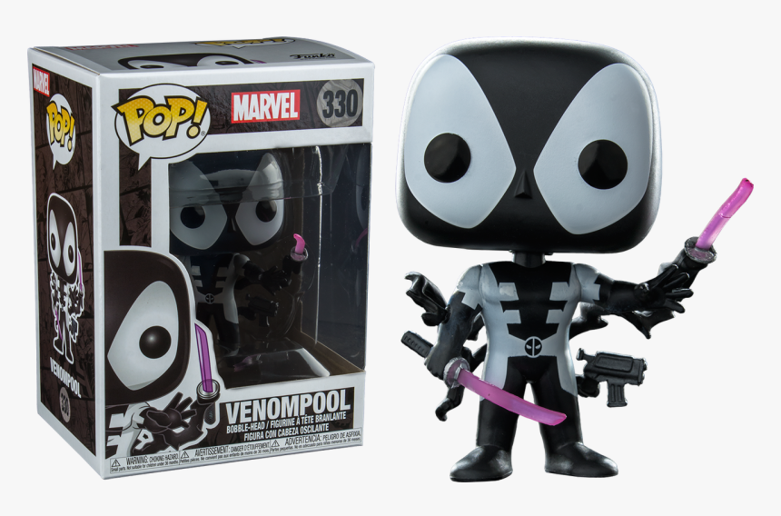 Venompool Back In Black Us Exclusive Pop Vinyl Figure - Venompool Funko Pop, HD Png Download, Free Download