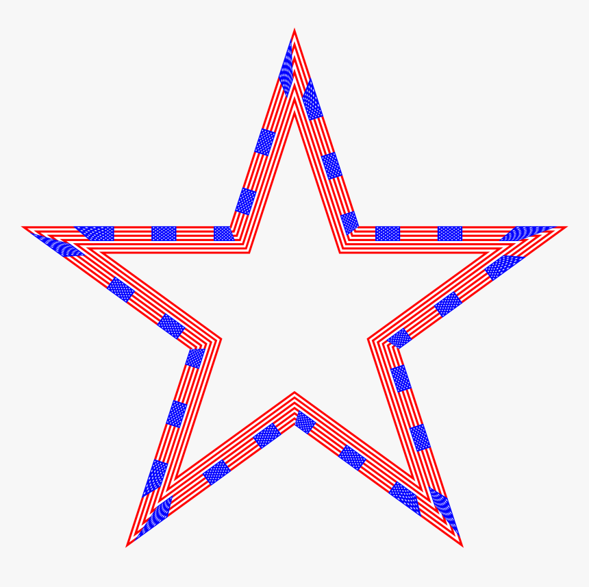 Transparent Usa Flag Clip Art - Star Usa Flag, HD Png Download, Free Download