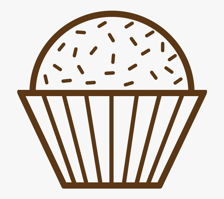 Brigadeiro Cupcake Chocolate Truffle Recipe - Brigadeiro Png, Transparent Png, Free Download