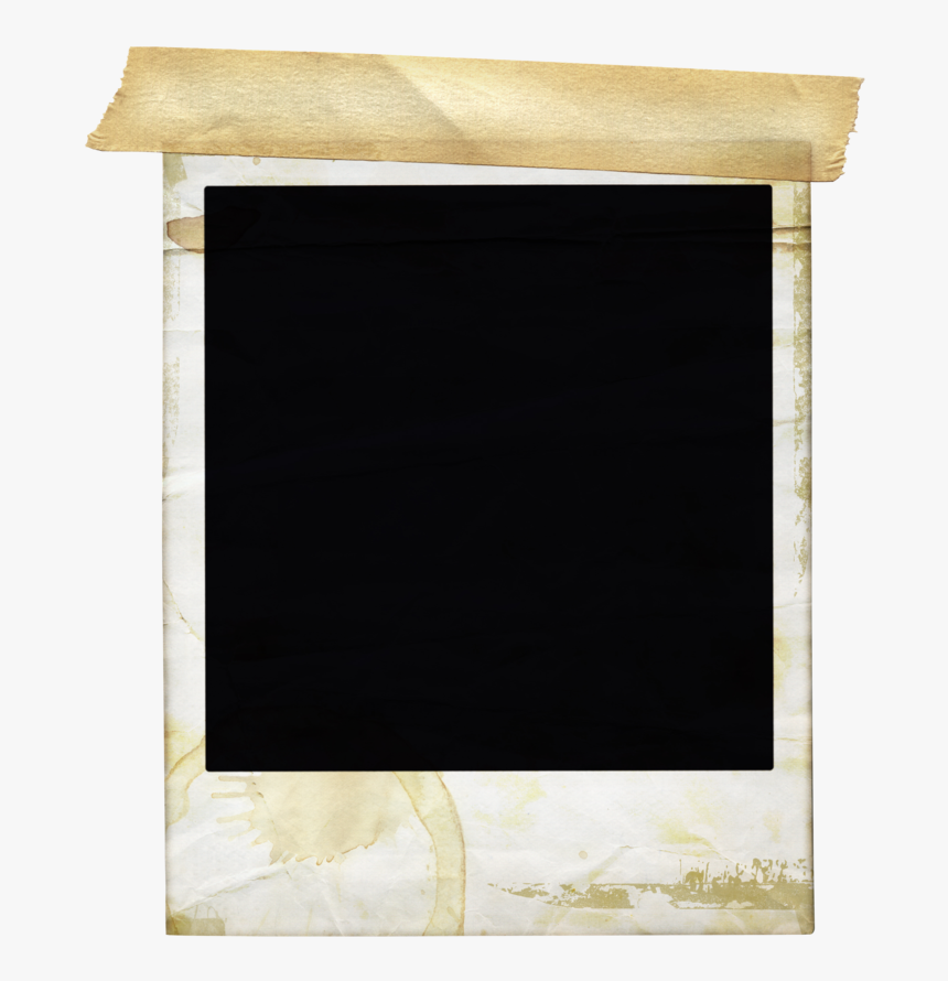 Dirty Aesthetics Pinterest And - Polaroid Frame With Tape Png, Transparent Png, Free Download