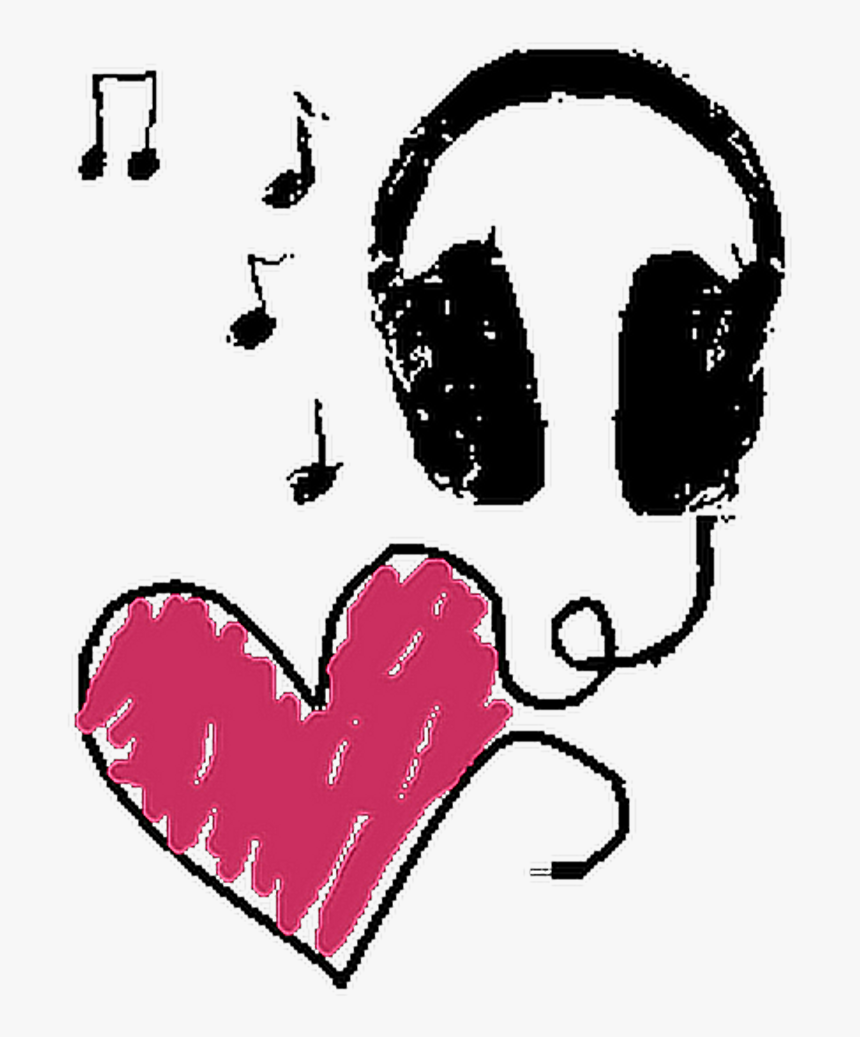 Music Musica Heart Corazon Tumblr , Png Download - Amantes De La Musica, Transparent Png, Free Download