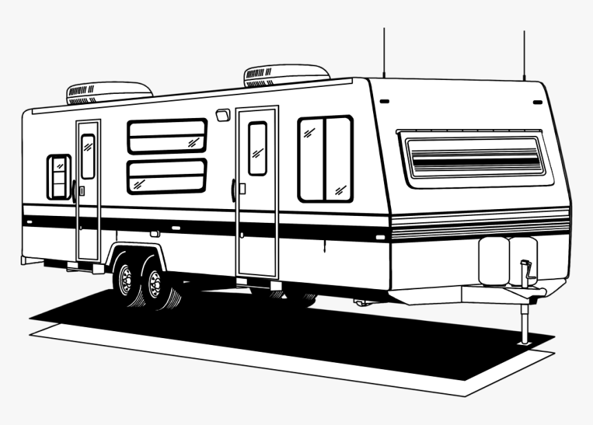 Rv Svg Cute - Camper Clipart, HD Png Download, Free Download