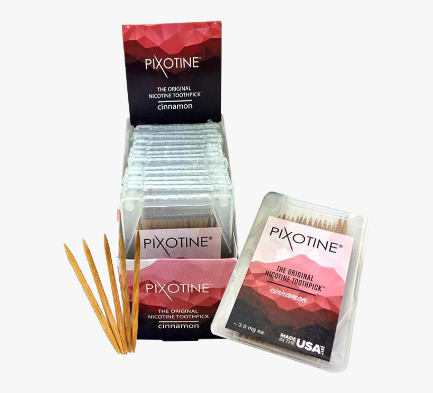 Pixotine Nicotine Cinnamon Toothpick - Lip Gloss, HD Png Download, Free Download