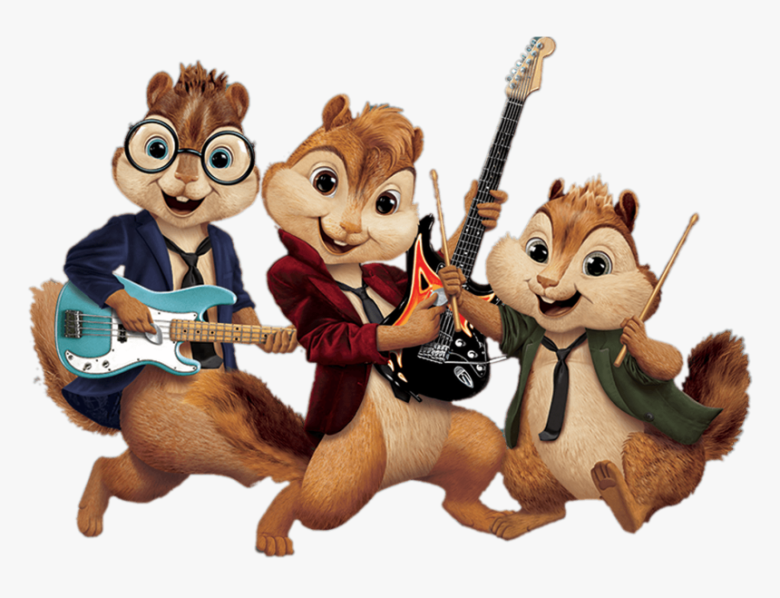 Alvin And The Chipmunks Jugando Música - Alvin And The Chipmunks Singing, HD Png Download, Free Download