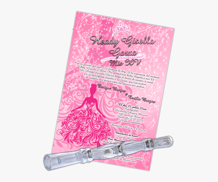 Invitación De Mini Quinceañera, HD Png Download, Free Download