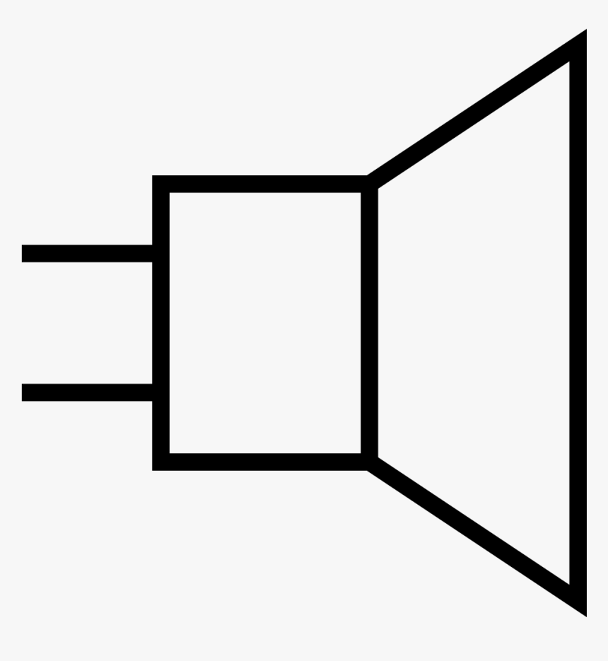 File Ieee Loudspeaker Svg Wikipedia All Electrical - Symbol Of Loud Speaker, HD Png Download, Free Download