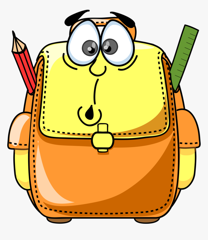 Escola & Formatura Karten, Schulbilder, Vorschulbücher, - Cartoon School Bag, HD Png Download, Free Download