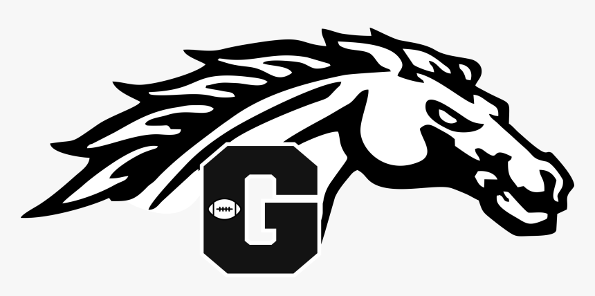 Gamber Mustangs Football - Creekview Mustangs Logo, HD Png Download, Free Download