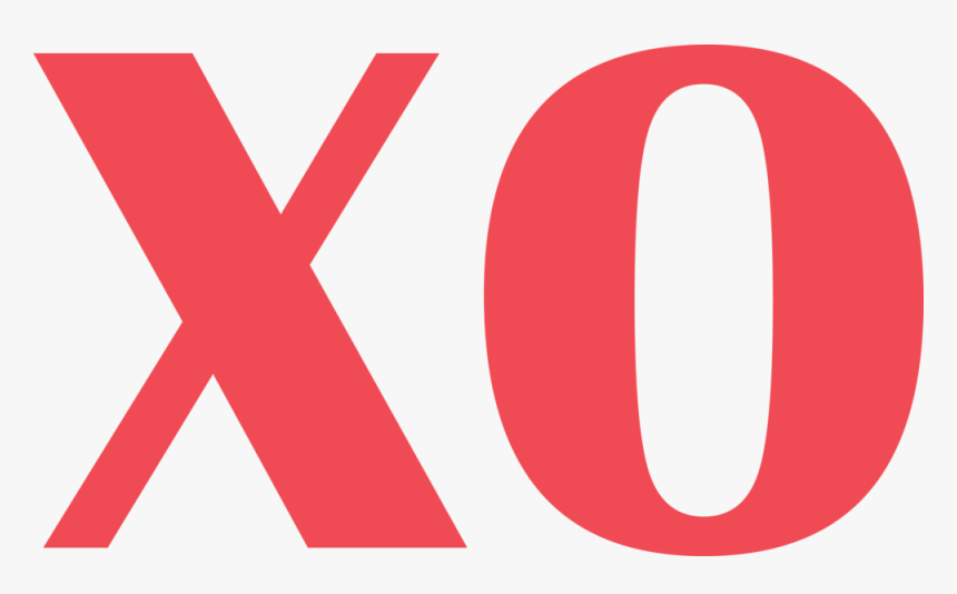 Xo Wordmark 2 - Xo Png Red, Transparent Png, Free Download