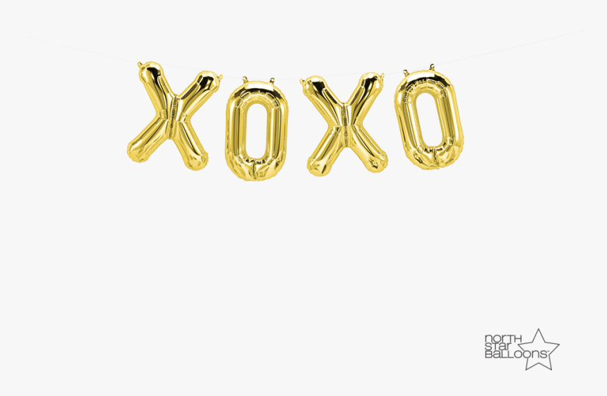 Xoxo Banner Balloons Transparent, HD Png Download, Free Download