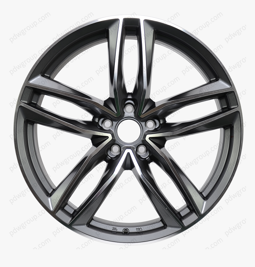 China Oem Alloy Wheels Vossen Style Aluminum Rims - 19 Inch Black Matte Rims Audi A5, HD Png Download, Free Download