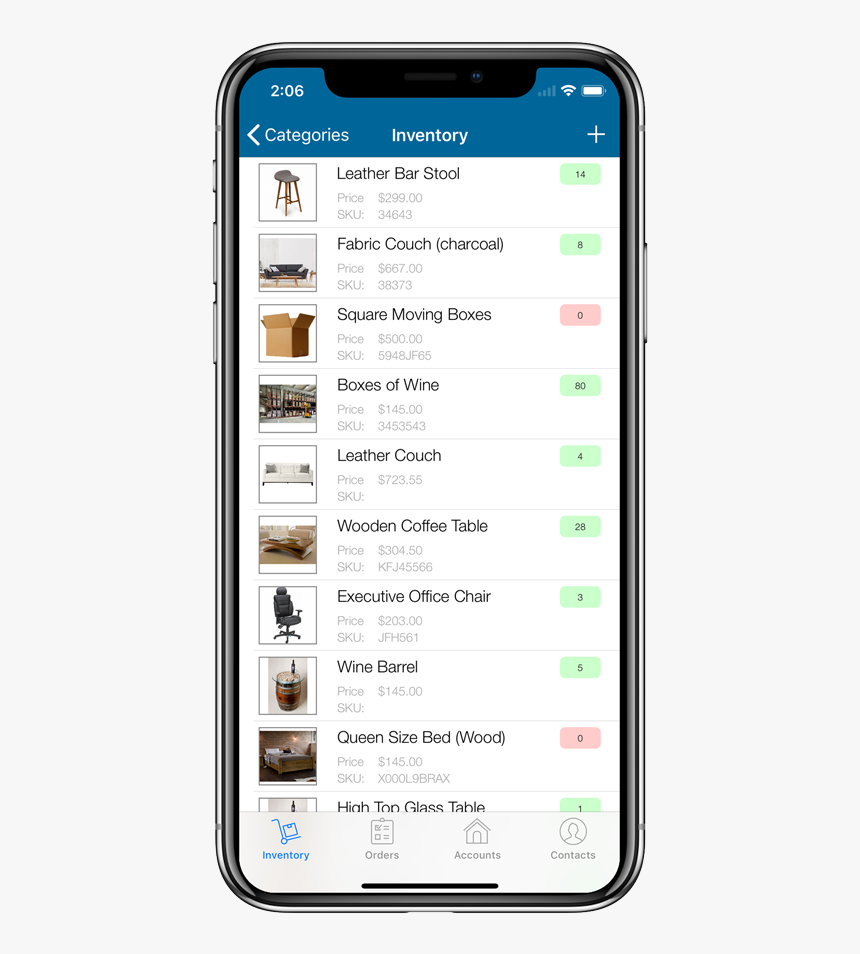 Inventory Management Ios App, HD Png Download, Free Download