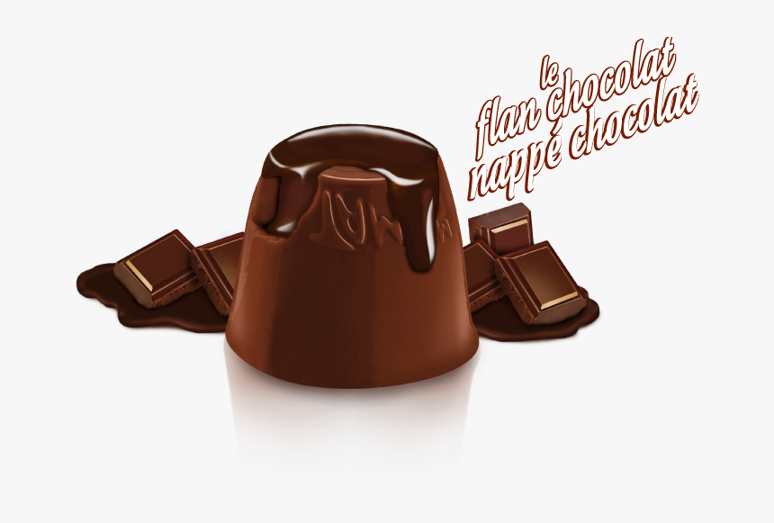 Illustration Des Le Flan Chocolat - Chocolate, HD Png Download, Free Download