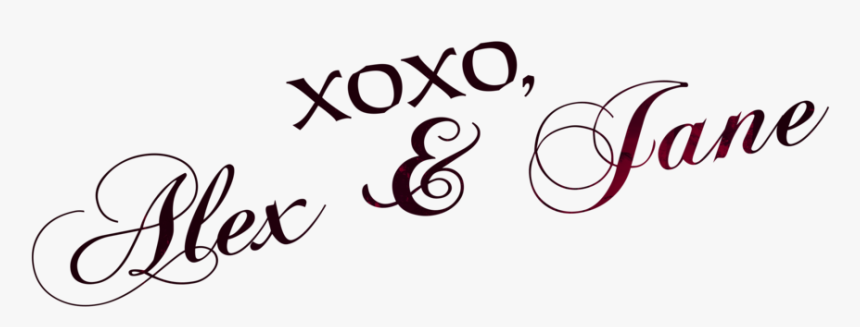 Xoxo Alex And Jane, HD Png Download, Free Download