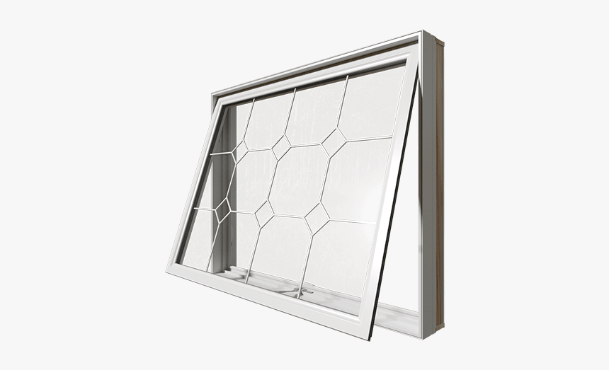 An Open Classic Awning Window From The Side - Window Screen, HD Png Download, Free Download