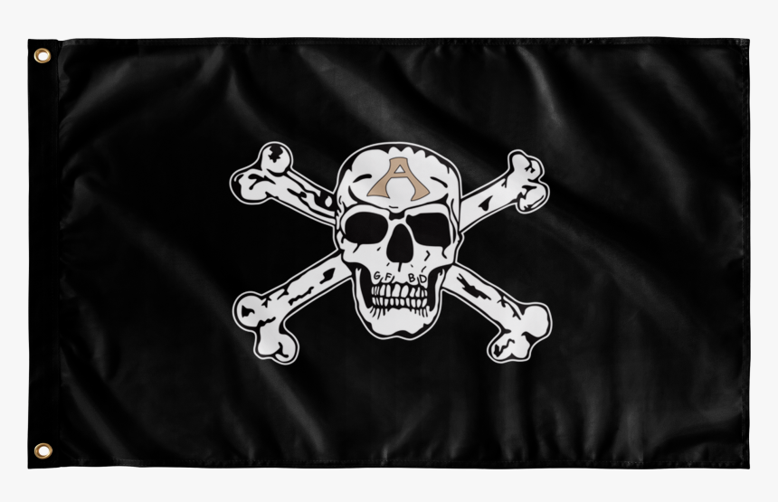 Black Flag Football Wall Flag - One Piece Law Flag, HD Png Download, Free Download