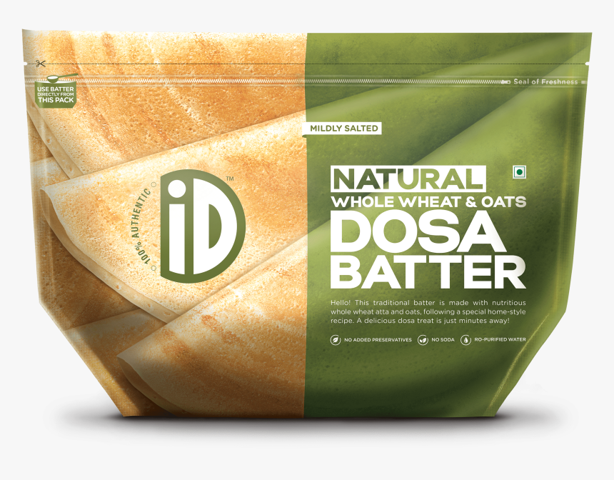 Whole Wheat Oats Dosa Product Image - Id Fresh, HD Png Download, Free Download