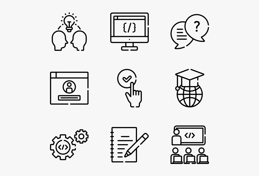 Learning - Design Vector Icon, HD Png Download, Free Download