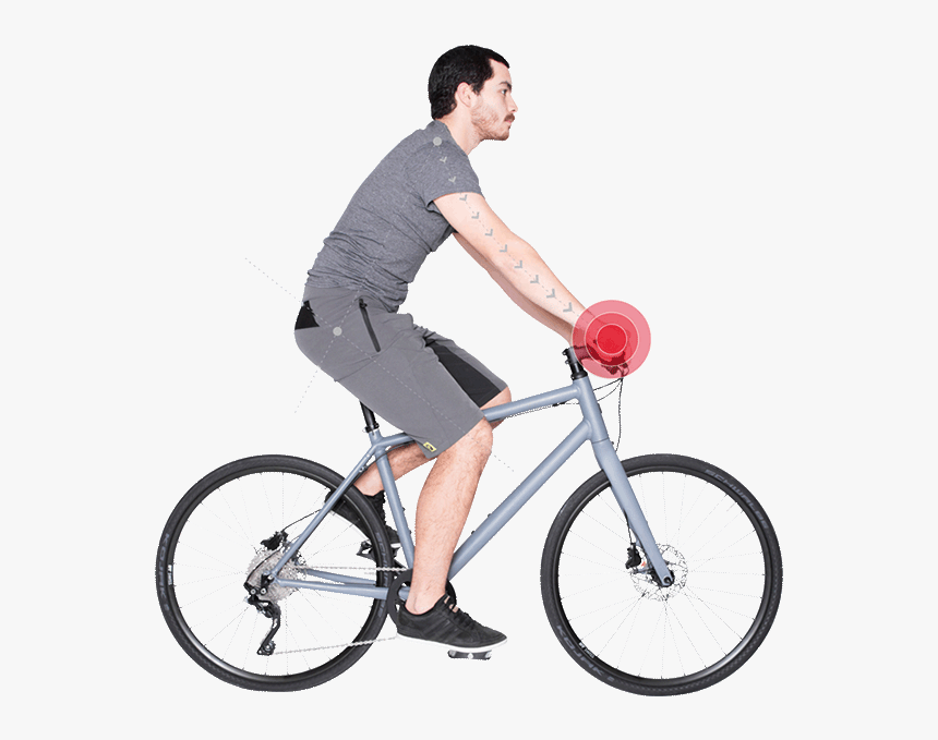 Person Sitting On Bike, HD Png Download, Free Download