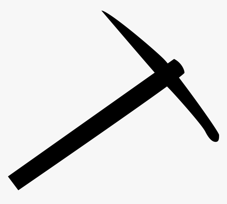 Pickaxe, Mine, Industry, Ore Mining, Bill, Old - Fortnite Pickaxe Png Black, Transparent Png, Free Download