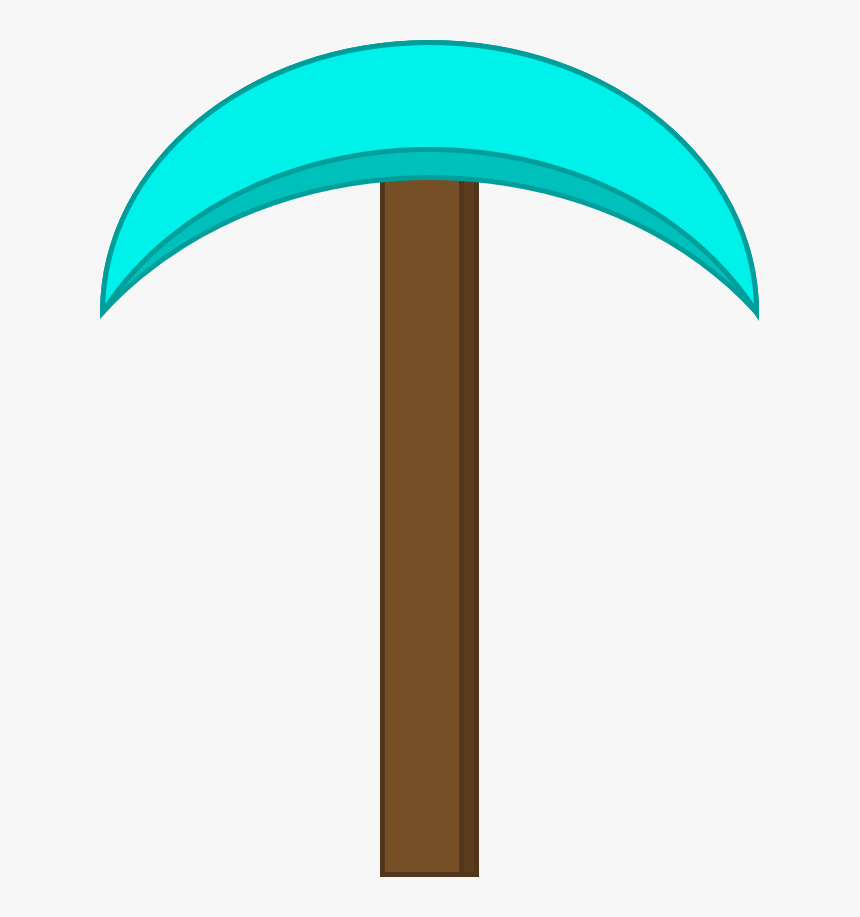 Transparent Diamond Minecraft Png - Diamond Pickaxe Clipart, Png Download, Free Download
