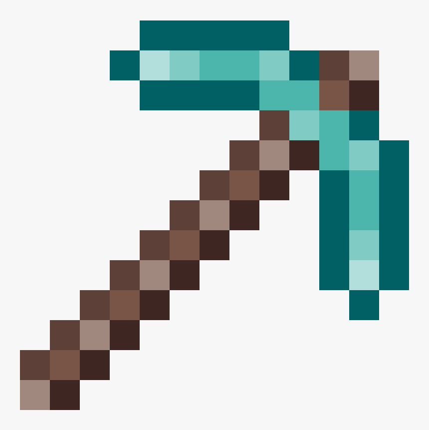 Font,pickaxe,logo - Draw A Minecraft Pickaxe, HD Png Download, Free Download